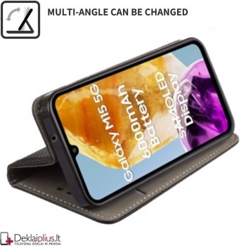 Telone atverčiamas dėklas - auksinės spalvos (Samsung Galaxy M15 5G) Telone atverčiamas dėklas - auksinės spalvos (Samsung Galaxy M15 5G)